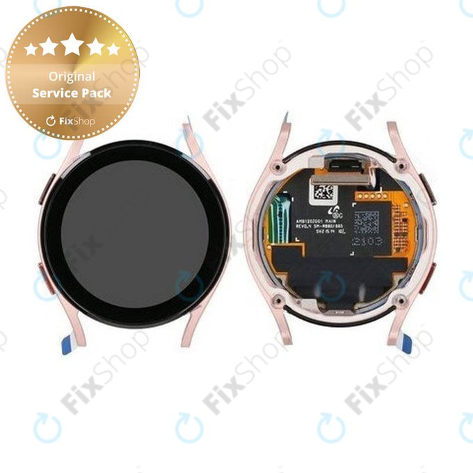 LCD Display Assembly για Samsung Watch 4 | 40mm | R865 | GH97-26411D | Pink Gold | Service Pack