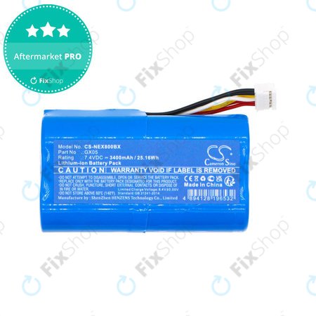Μπαταρία για Dejavoo Qd2, Nexgo N86, Wizarpos Q2, 2600mAh, Li-Ion, 7.4V, GX05, HQ