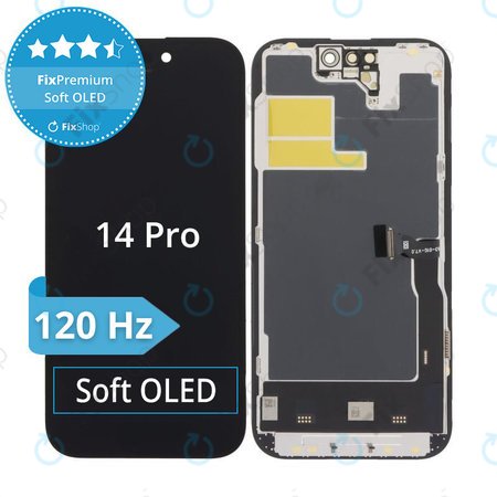 Οθόνη Soft OLED για iPhone 14 Pro - Τζάμι αφής + Πλαίσιο, DIAGNOSTIC
