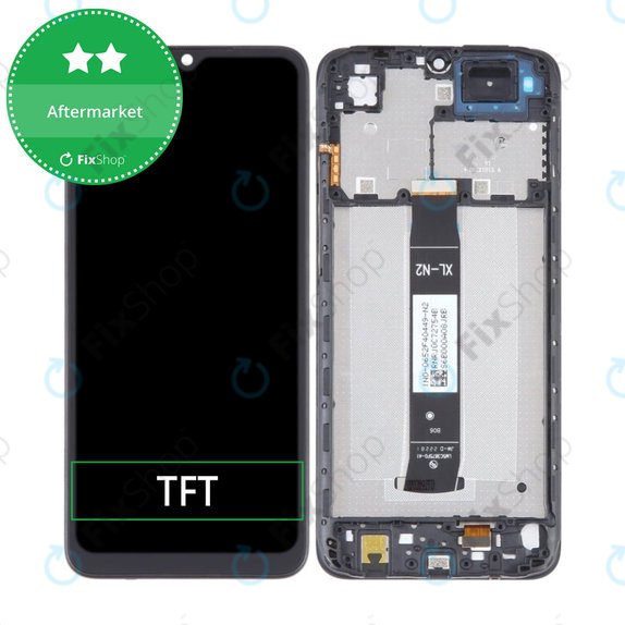 Συγκρότημα οθόνης για Xiaomi Redmi A2, Onyx Black, Aftermarket