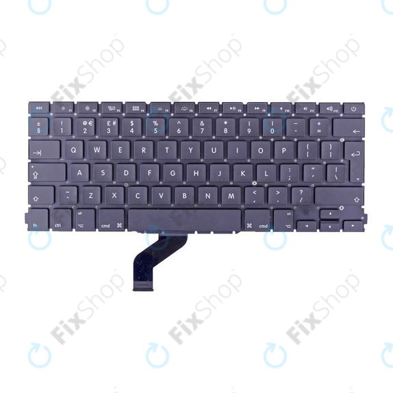 Πληκτρολόγιο UK για MacBook Pro 13" A1425 (Τέλη 2012 - Αρχές 2013)