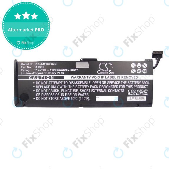 Μπαταρία για MacBook Pro 17", Αρχές 2009 – Μέσα 2010, A1297, A1309, 11200mAh, HQ