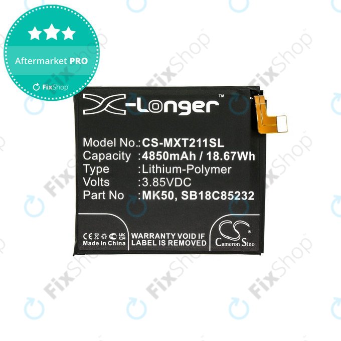Μπαταρία για Motorola Moto G 5G XT2113, 4850mAh, Li-Pol, 3.85 V, MK50, HQ