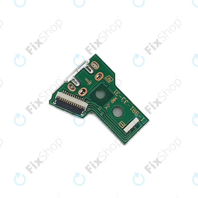 Επαφές Φόρτισης PCB για Sony Playstation 4 Slim, 4 Pro | Charging Connector PCB Board for DualShock 4 V2 (CUH-ZCT2)