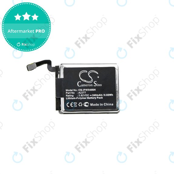 Μπαταρία για Apple Watch 5 40 mm, 240mAh, Li-Pol, 3.82 V, A2277, HQ
