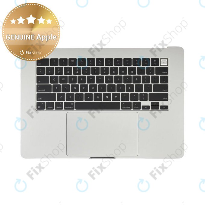 Άνω πλαίσιο πληκτρολογίου για MacBook Air 15", A3114 (2024), με πληκτρολόγιο US και μπαταρία, Silver, 661-40267, Genuine Apple
