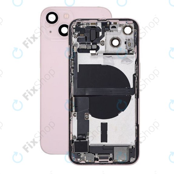 Πίσω Κάλυμμα με Μικρά Ανταλλακτικά για iPhone 13 | Ροζ | Pink