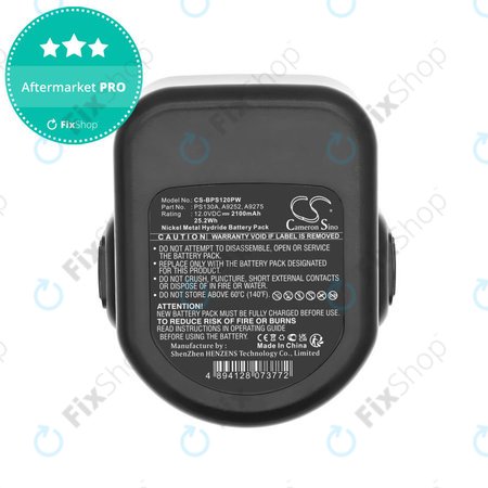 Μπαταρία για Black & Decker Cd1202, 2100mAh, Ni-MH, 12V, PS130A, HQ