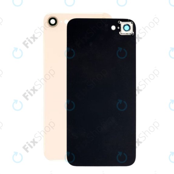 Πίσω Κάλυμμα Γυαλί με Φακό Κάμερας για iPhone 8 | Χρυσαφί | Gold