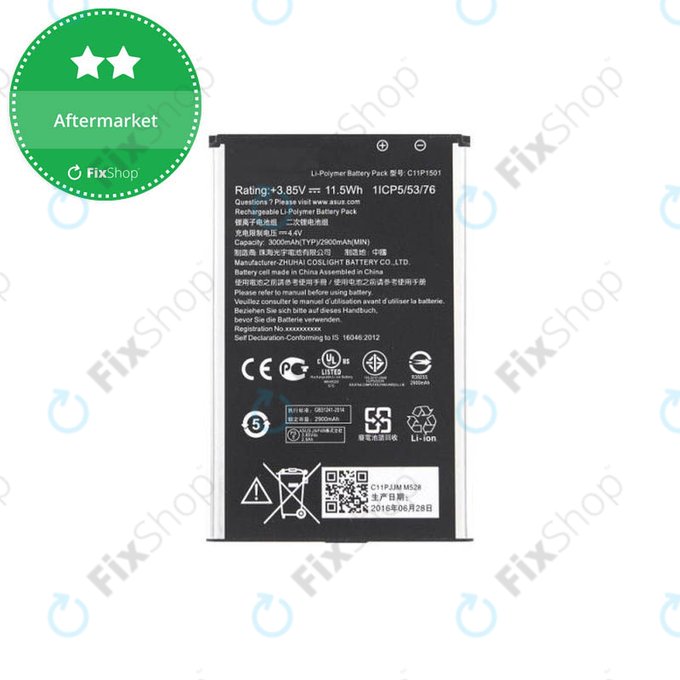 Μπαταρία για Asus Zenfone Selfie ZD551KL, C11P1501, 3000mAh