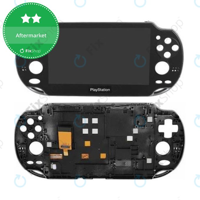 Συγκρότημα οθόνης για Playstation Vita, 1000, Μαύρο, Black, Aftermarket