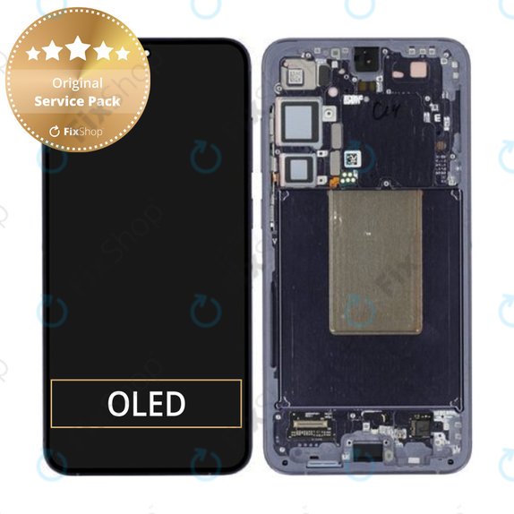 Συγκρότημα οθόνης για Samsung S24 Plus, S926B, Cobalt Violet, Service Pack
