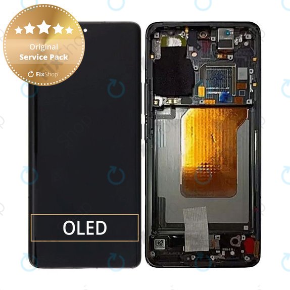 Συγκρότημα οθόνης για Xiaomi 13 Pro, Ceramic Black, Service Pack
