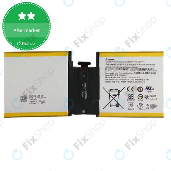 Μπαταρία για Microsoft Surface Go, G16QA043H, 3411mAh