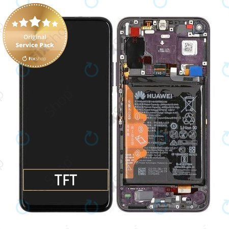 OLED/LCD Display Assembly με Battery για Huawei Honor 20 Pro | 02352VKJ | Purple | Service Pack