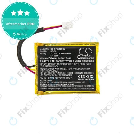 Μπαταρία για Sony SRS-XB10, SRS-XB12, WH-L600, 1400mAh, Li-Pol, 3.7V, SF-08, HQ