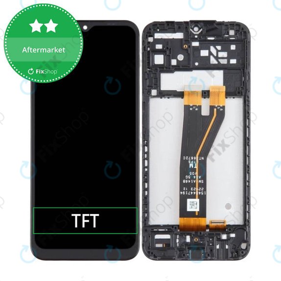 Συγκρότημα οθόνης για Samsung A14 5G, A146B, Black, Aftermarket