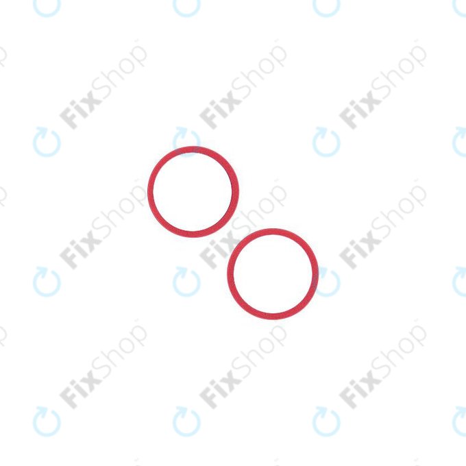 Πλαίσιο Φακού Πίσω Κάμερας για iPhone 14 | 14 Plus | Red | 2τμχ