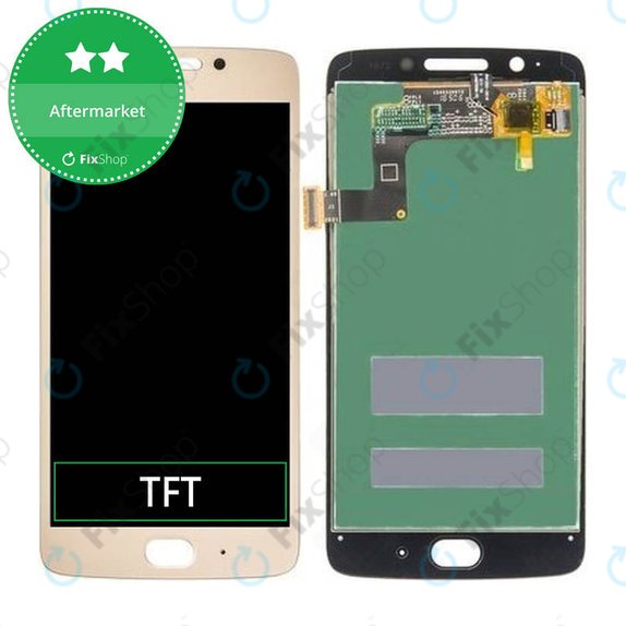 Οθόνη με οθόνη αφής για Motorola Moto G5, XT1676, Gold, Aftermarket