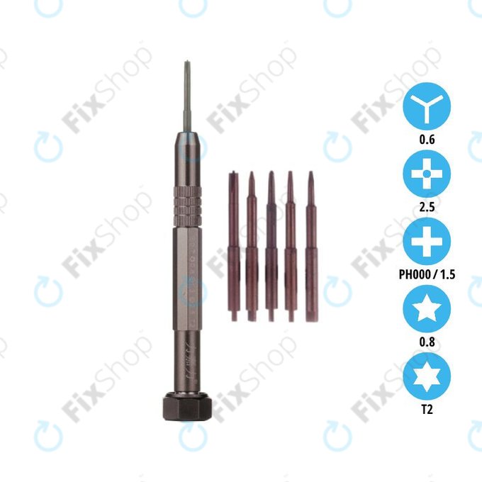 Μαγνητικό Κατσαβίδι Ακριβείας για Smartphones 5in1 για LJL 129-5