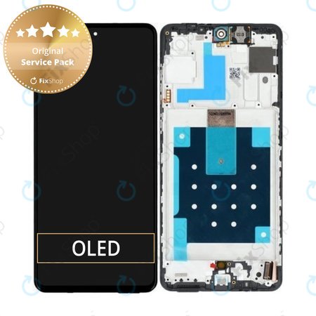 OLED/LCD Display Assembly για Samsung M55 | M556B | Μαύρο, Black | Service Pack