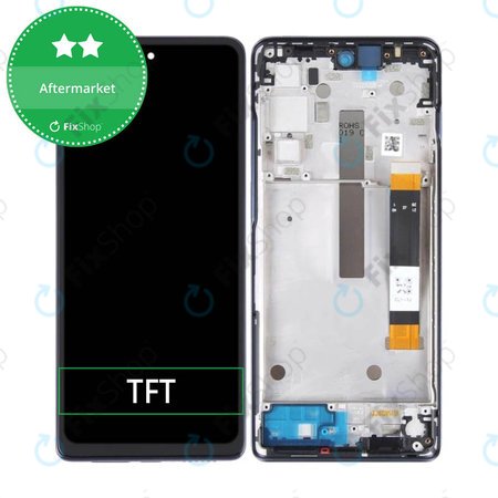 OLED/LCD Display Assembly για Motorola Moto G200 | XT2175 | Μαύρο, Black | Aftermarket