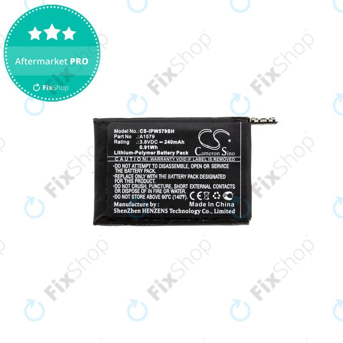 Μπαταρία για Apple Watch 1 42mm, A1579, 240mAh, HQ