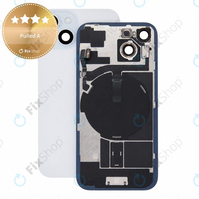 Γυαλί πίσω περιβλήματος για iPhone 15, Blue, Pulled A