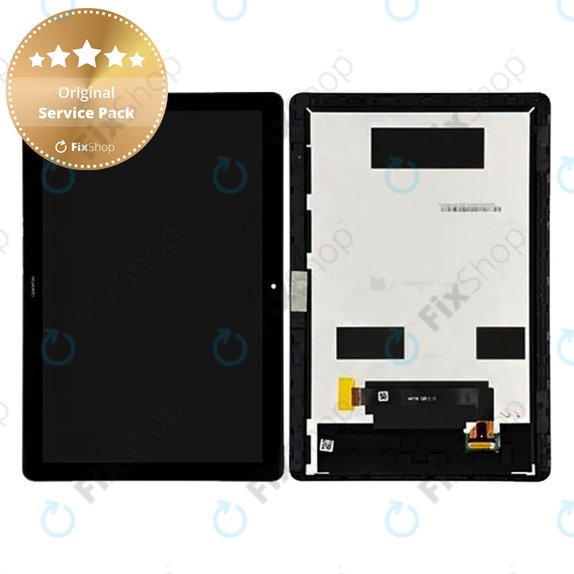 Συγκρότημα οθόνης για Huawei MediaPad T5, 10.1, 02352DPC, 02352DPT, Μαύρο, Black, Service Pack