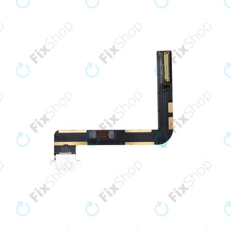 Επαφές Φόρτισης + Καλώδιο Flex για iPad (7th Gen 2019, 8th Gen 2020, 9th Gen 2021) | Λευκό | White