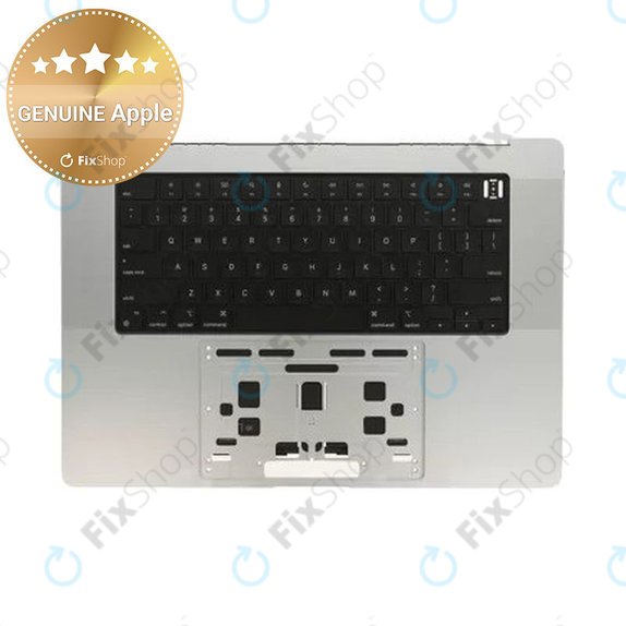 Άνω πλαίσιο πληκτρολογίου για MacBook Pro 16" A2780 (2023), με πληκτρολόγιο US και μπαταρία, Silver, 661-32190, Genuine Apple