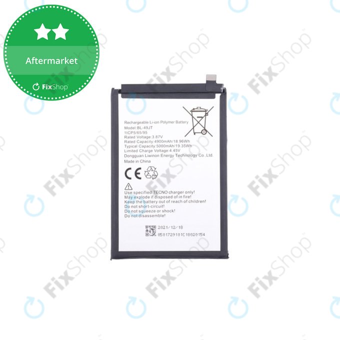 Μπαταρία για Tecno Spark 20, 5000mAh, FixPremium