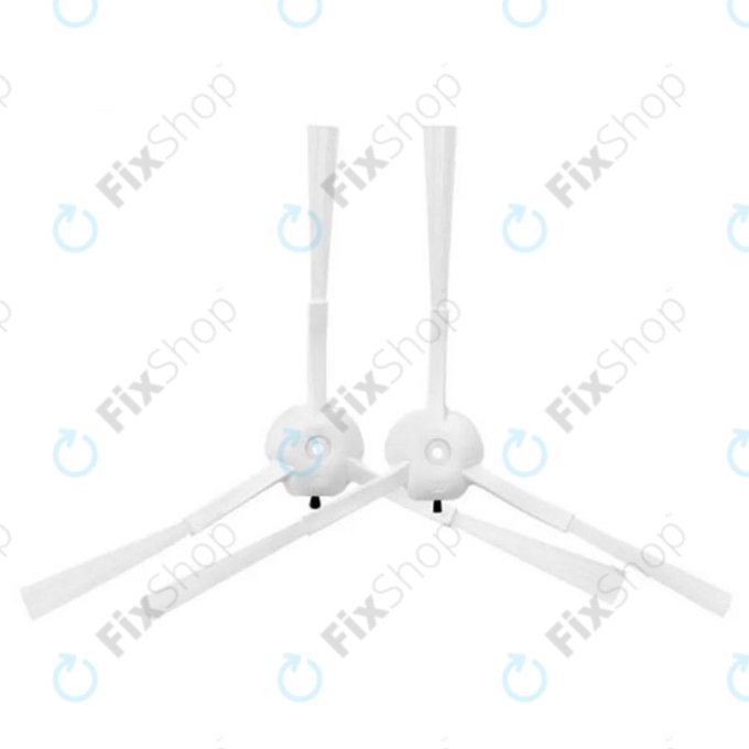 Πλαϊνή Βούρτσα (2τμχ) για Xiaomi Lydsto W2 | Λευκό | White