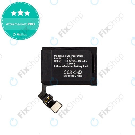 Μπαταρία για Apple Watch 2 42 mm, 300mAh, Li-Pol, 3.8 V, A1761, HQ
