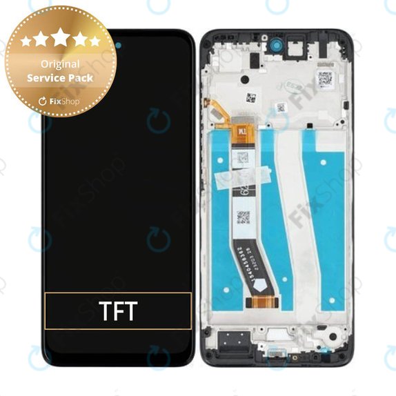 Συγκρότημα οθόνης για Motorola Moto G14, XT2341, Μαύρο, Black, Service Pack