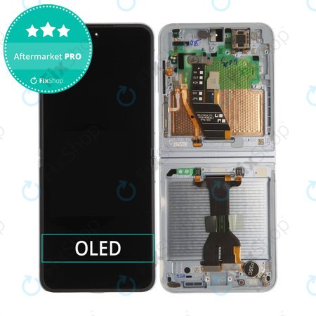 Συγκρότημα οθόνης για Samsung Z Flip 6, F741B, Light Blue, Service Pack