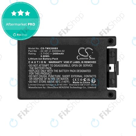 Μπαταρία για Tele Radio TG-TXMNL, 2400mAh, Li-Ion, 3.7V, D00004-02, HQ