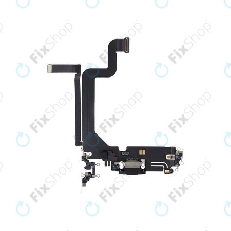 Επαφές Φόρτισης + Καλώδιο Flex για iPhone 14 Pro Max | Μαυρομπλέ | Space Black