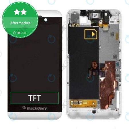 OLED/LCD Display Assembly για Blackberry Z10 | Λευκό, White | 3G | Aftermarket
