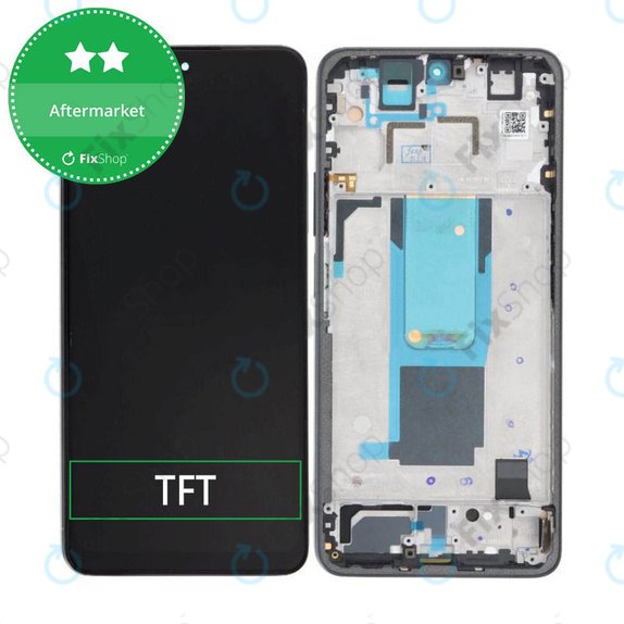 Συγκρότημα οθόνης για Xiaomi Redmi Note 11 Pro+ 5G, 21091116UG, Mysterious Black, Aftermarket