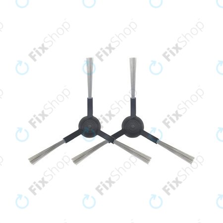 Πλαϊνή Βούρτσα (2τμχ) για Xiaomi Mi Robot Vacuum Mop Pro (P) | 2S | Viomi V2 Pro | V3 | SE | Μαύρο | Black