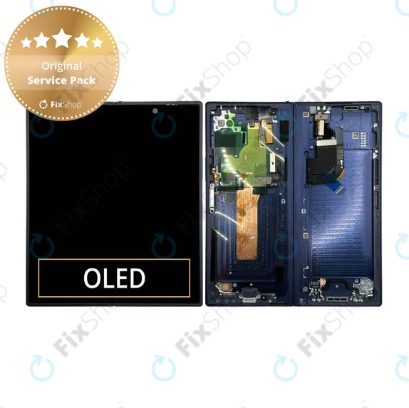 Συγκρότημα οθόνης για Samsung Z Fold 6, F956B, Navy, Service Pack