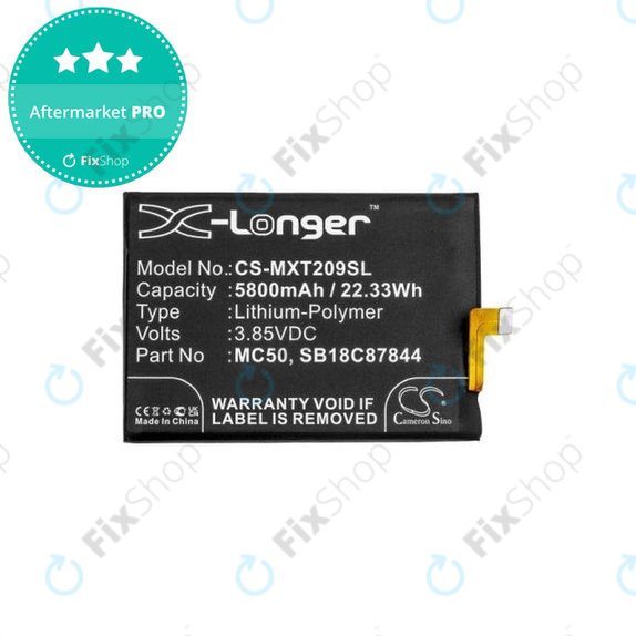 Μπαταρία για Motorola Moto G9 Power, G60 XT2135, MC50, 5800mAh, HQ