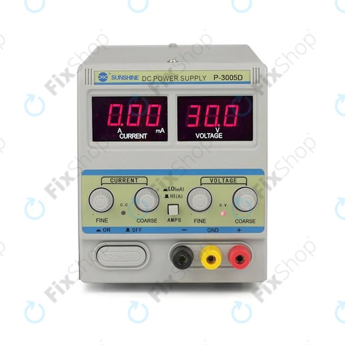 Ρυθμιζόμενο Τροφοδοτικό DC Sunshine P-3005D - 0-30V, 0-5A