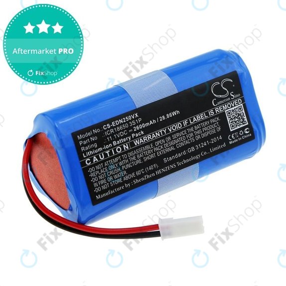 Μπαταρία για Ecovacs CEN250, V700, ICR18650 3S1P, 11.1V, 2600mAh, HQ