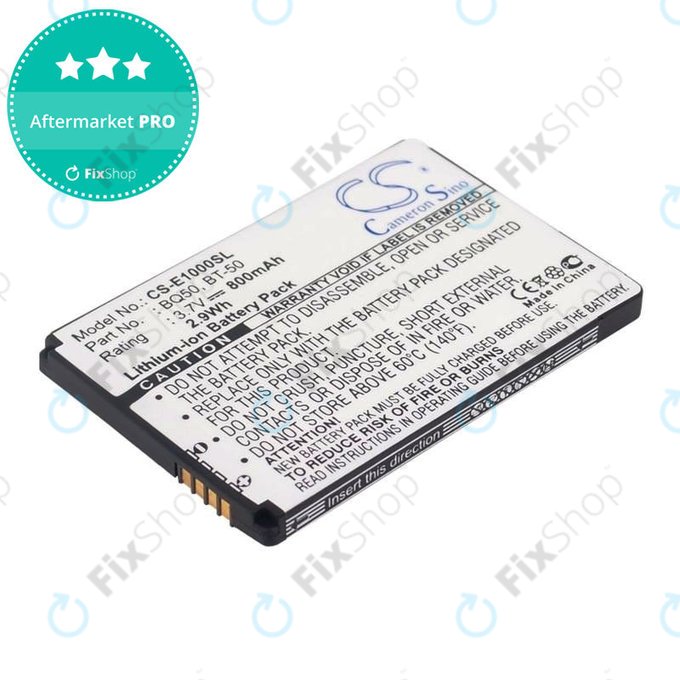 Μπαταρία για Motorola Wilder, 800mAh, Li-Ion, 3.7V, BQ50, HQ