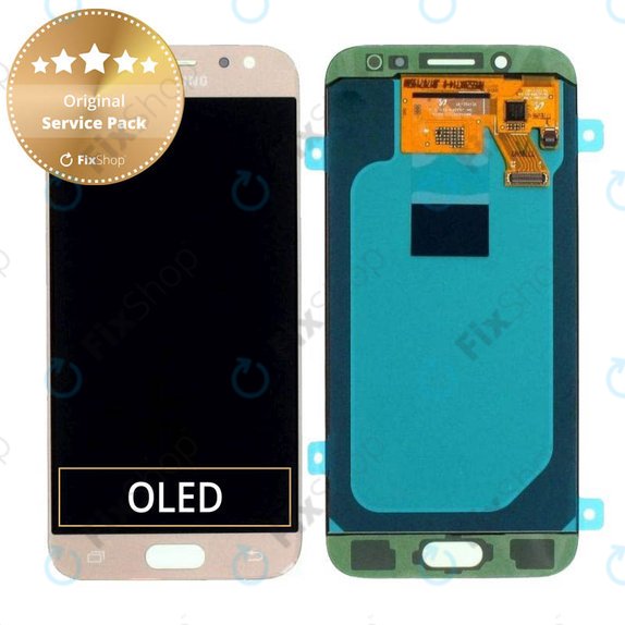 Οθόνη με οθόνη αφής για Samsung J5, J530F, 2017, GH97-20738C, GH97-20880C, Gold, Service Pack