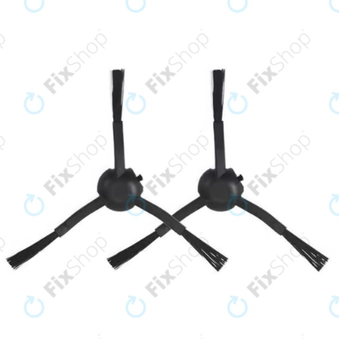 Πλαϊνή βούρτσα, 2 τεμ., Μαύρη για Xiaomi Mi Robot Vacuum S20+, S10+, X20+, X10+