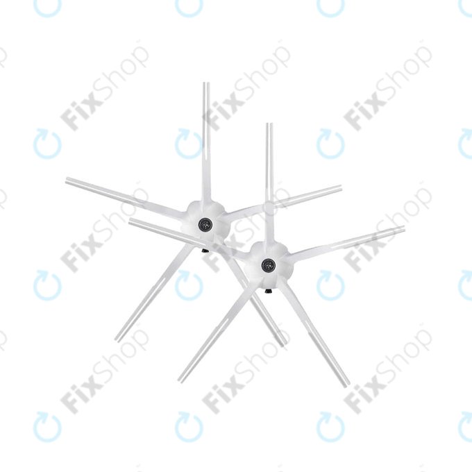 Πλαϊνή Βούρτσα (2τμχ) για Xiaomi Roborock S4 | S5 Max | S6 | S6 MaxV | S6 Pure | S7 | S7+ | S7 MaxV | S7 Pro Ultra | Q7 | Q7+ | Q7 Max | Q7 Max+ | T7S Plus | E4 | E5 | T4 | T6 | Xiaowa E3 | Λευκό | Wh