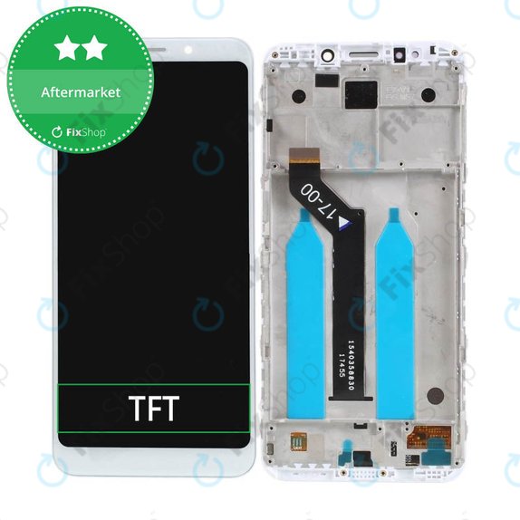 Συγκρότημα οθόνης για Xiaomi Redmi 5 Plus (Redmi Note 5), Λευκό, White, Aftermarket